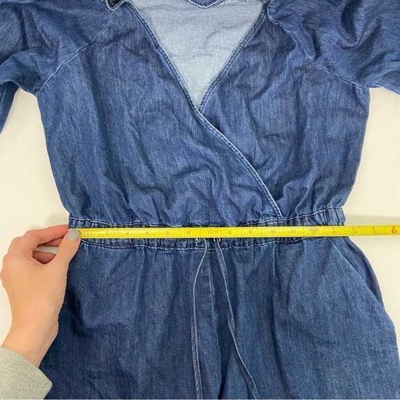 Lovers and Friends Junie Romper in Denim Blue - Picture 12 of 14